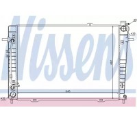 Радиатор, охлаждение двигателя NISSENS 67486 67486 NISSENS - купить в магазине запчастей по Украине
