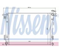 Радиатор, охлаждение двигателя NISSENS 67515 67515 NISSENS - купить в магазине запчастей по Украине