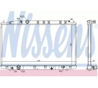 Радиатор, охлаждение двигателя NISSENS 68137 68137 NISSENS - купить в магазине запчастей по Украине