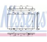 Радиатор, охлаждение двигателя NISSENS 681373 681373 NISSENS - купить в магазине запчастей по Украине
