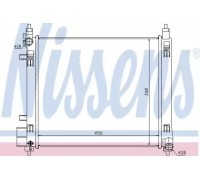 Радиатор, охлаждение двигателя NISSENS 68720 68720 NISSENS - купить в магазине запчастей по Украине
