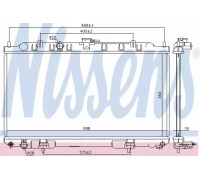 Радиатор, охлаждение двигателя NISSENS 68740 68740 NISSENS - купить в магазине запчастей по Украине