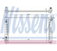 Радиатор, охлаждение двигателя NISSENS 68762 68762 NISSENS - купить в магазине запчастей по Украине