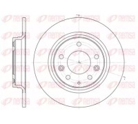 Тормозной диск KAWE 6881 00 688100 KAWE - купить в магазине запчастей по Украине