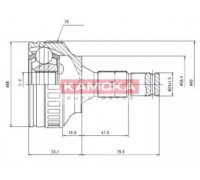 6974 KAMOKA - купить в магазине запчастей по Украине