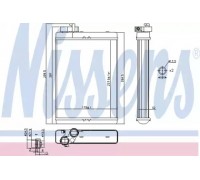 Теплообменник, отопление салона NISSENS 70231 70231 NISSENS - купить в магазине запчастей по Украине