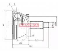 7082 KAMOKA - купить в магазине запчастей по Украине