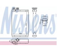 Теплообменник, отопление салона NISSENS 71158 71158 NISSENS - купить в магазине запчастей по Украине