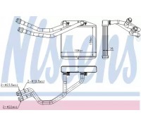 Теплообменник, отопление салона NISSENS 71163 71163 NISSENS - купить в магазине запчастей по Украине