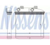 Теплообменник, отопление салона NISSENS 71456 71456 NISSENS - купить в магазине запчастей по Украине