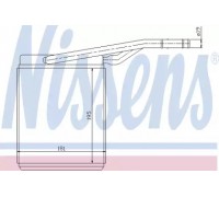 Теплообменник, отопление салона NISSENS 71747 71747 NISSENS - купить в магазине запчастей по Украине
