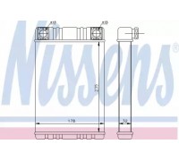 Теплообменник, отопление салона NISSENS 72028 72028 NISSENS - купить в магазине запчастей по Украине