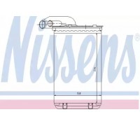 Теплообменник, отопление салона NISSENS 73252 73252 NISSENS - купить в магазине запчастей по Украине