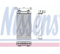 Теплообменник, отопление салона NISSENS 73331 73331 NISSENS - купить в магазине запчастей по Украине