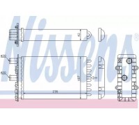 Теплообменник, отопление салона NISSENS 73974 73974 NISSENS - купить в магазине запчастей по Украине