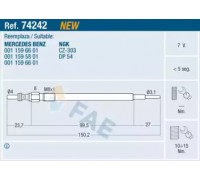 Свеча накаливания FAE 74242 74242 FAE - купить в магазине запчастей по Украине