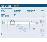 74251 FAE - купить в магазине запчастей по Украине
