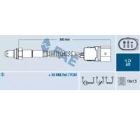 Лямбда-зонд FAE 75357 75357 FAE - купить в магазине запчастей по Украине