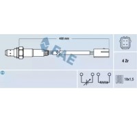 Лямбда-зонд FAE 77507 77507 FAE - купить в магазине запчастей по Украине