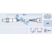 Лямбда-зонд FAE 77584 77584 FAE - купить в магазине запчастей по Украине