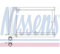 Теплообменник, отопление салона NISSENS 77631 77631 NISSENS - купить в магазине запчастей по Украине