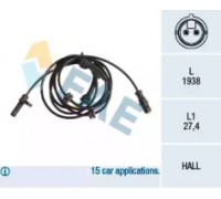 Датчик, частота вращения колеса FAE 78177 78177 FAE - купить в магазине запчастей по Украине