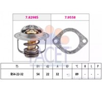 Термостат, охлаждающая жидкость FACET 7.8298 78298 FACET - купить в магазине запчастей по Украине