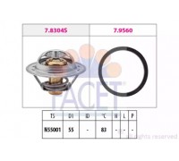 Термостат, охлаждающая жидкость FACET 7.8304 78304 FACET - купить в магазине запчастей по Украине