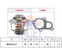 Термостат, охлаждающая жидкость FACET 7.8372 78372 FACET - купить в магазине запчастей по Украине