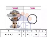 Термостат, охлаждающая жидкость FACET 7.8498 78498 FACET - купити в магазині запчастин по Україні