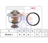 Термостат, охлаждающая жидкость FACET 7.8650 78650 FACET - купить в магазине запчастей по Украине