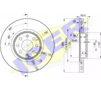Тормозной диск ICER 78BD0922-2 78BD09222 ICER - купить в магазине запчастей по Украине