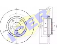 Тормозной диск ICER 78BD3273-2 78BD32732 ICER - купить в магазине запчастей по Украине