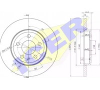 Тормозной диск ICER 78BD5316-2 78BD53162 ICER - купить в магазине запчастей по Украине