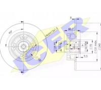 78BD78231 ICER - купить в магазине запчастей по Украине