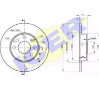 Тормозной диск ICER 78BD9020-2 78BD90202 ICER - купить в магазине запчастей по Украине