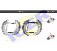 Комплект тормозных колодок ICER 79KT0001 C 79KT0001C ICER - купить в магазине запчастей по Украине