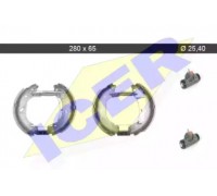 Комплект тормозных колодок ICER 79KT0083 C 79KT0083C ICER - купить в магазине запчастей по Украине