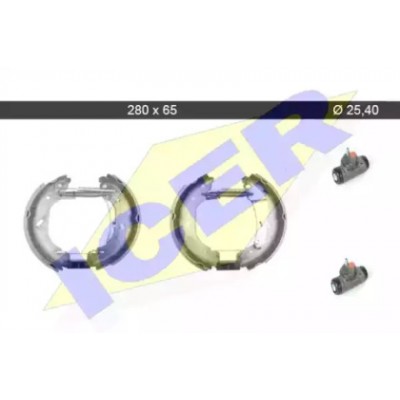 Комплект тормозных колодок 79KT0083C ICER - купить в магазине запчастей по Украине
