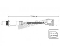 Лямбда-зонд WALKER PRODUCTS 800-95004 80095004 WALKER PRODUCTS - купить в магазине запчастей по Украине