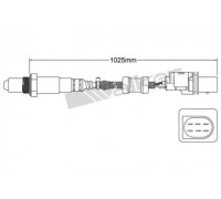 Лямбда-зонд WALKER PRODUCTS 800-95005 80095005 WALKER PRODUCTS - купить в магазине запчастей по Украине