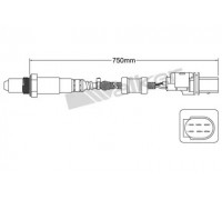 Лямбда-зонд WALKER PRODUCTS 800-95007 80095007 WALKER PRODUCTS - купить в магазине запчастей по Украине