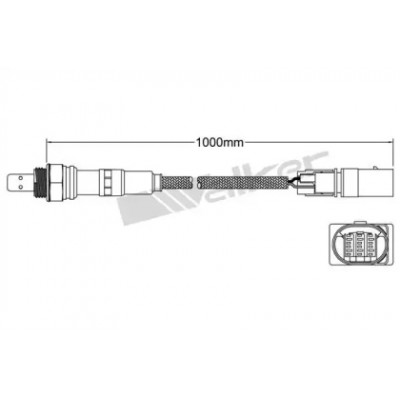 Лямбда-зонд 80095018 WALKER PRODUCTS - купить в магазине запчастей по Украине