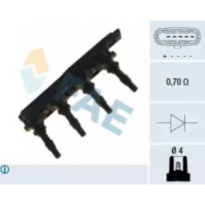 Катушка зажигания 80224 FAE - купить в магазине запчастей по Украине