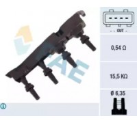 Катушка зажигания FAE 80235 80235 FAE - купить в магазине запчастей по Украине