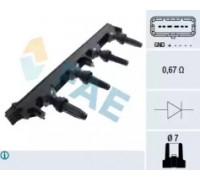 Катушка зажигания FAE 80278 80278 FAE - купить в магазине запчастей по Украине