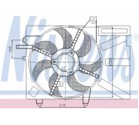 Вентилятор, охлаждение двигателя NISSENS 85035 85035 NISSENS - купить в магазине запчастей по Украине
