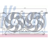Вентилятор, охлаждение двигателя NISSENS 85083 85083 NISSENS - купить в магазине запчастей по Украине