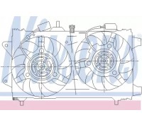 Вентилятор, охлаждение двигателя NISSENS 85161 85161 NISSENS - купить в магазине запчастей по Украине