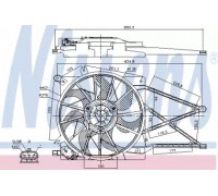 Вентилятор, охлаждение двигателя NISSENS 85179 85179 NISSENS - купить в магазине запчастей по Украине